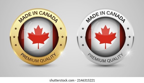 Made in Canada graphics and labels set. Some elements of impact for the use you want to make of it.