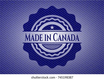 Made in Canada jean background