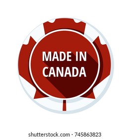 Made in Canada label illustration