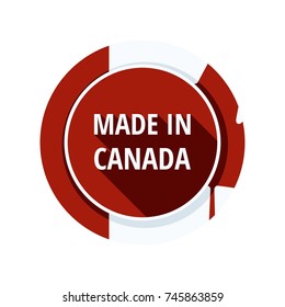 Made in Canada label illustration