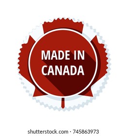 Made in Canada label illustration