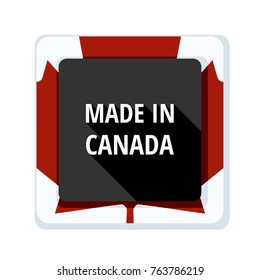 Made in Canada label illustration