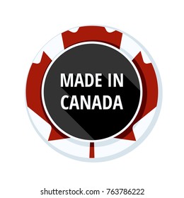 Made in Canada label illustration