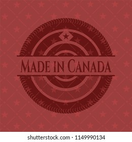 Made in Canada red emblem