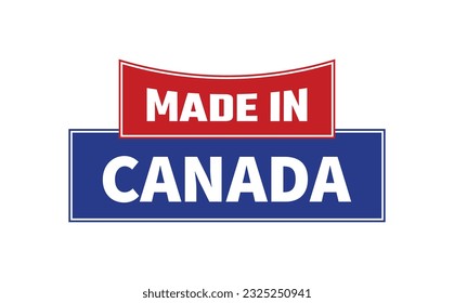 Made In Canada Seal Vector