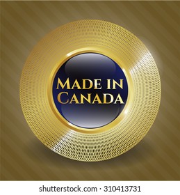 Made in Canada shiny emblem
