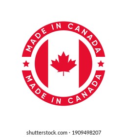 Made In Canada Stamp icon design