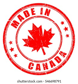 Made in Canada vector icon