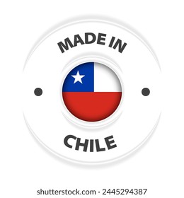 Made in Chile graphic and label. Element of impact for the use you want to make of it.