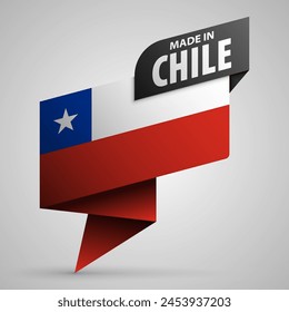 Made in Chile graphic and label. Element of impact for the use you want to make of it.