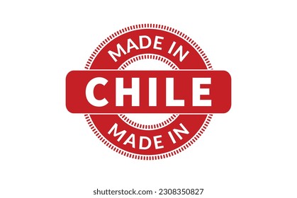 Made In Chile Rubber Stamp