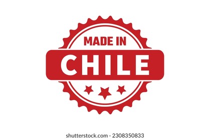 Made In Chile Rubber Stamp