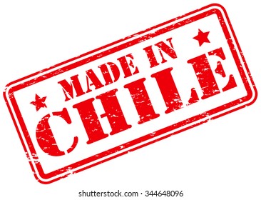 Made in Chile Rubber Stamp