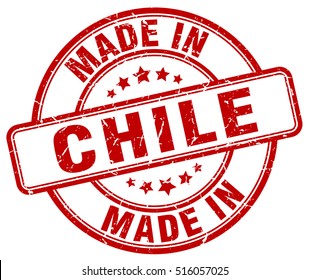 made in Chile. stamp.