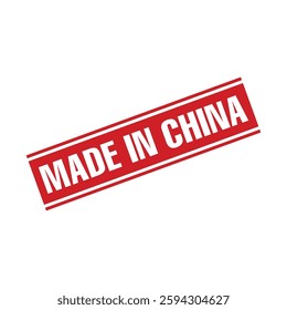 Made in China Rubber Stamp Vector Template