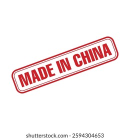Made in China Rubber Stamp Vector Template