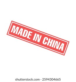 Made in China Rubber Stamp Vector Template