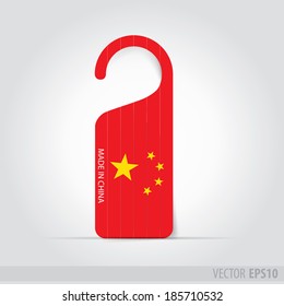 Made in China tag for door
