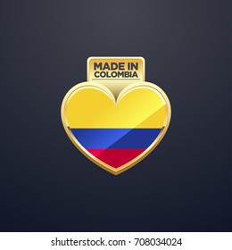 MADE IN COLOMBIA EMBLEM