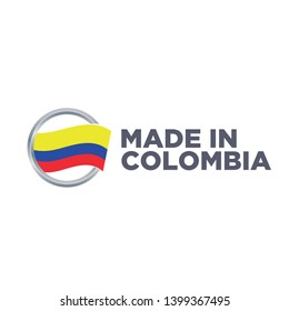 MADE IN COLOMBIA EMBLEM BADGE