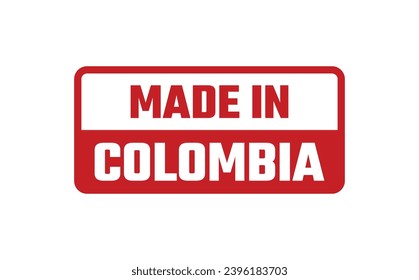 Made In Colombia Rubber Stamp