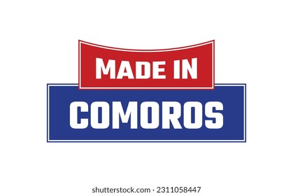 Made In Comoros Seal Vector