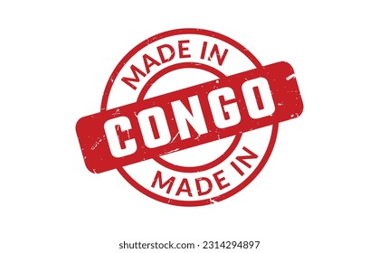 Made In Congo Rubber Stamp