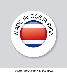 made in costa rica. template icon design