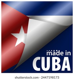 Made in Cuba graphic and label. Element of impact for the use you want to make of it.