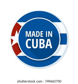 Made in Cuba label illustration