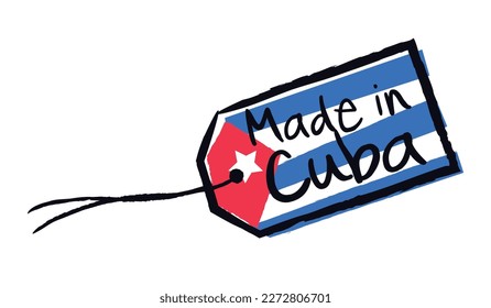 Hecho en Cuba con bandera