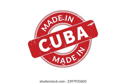 Made In Cuba Rubber Stamp