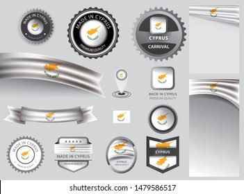 Made in Cyprus Seal Collection (Vector Art)
