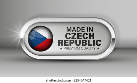 Made in CzechRepublic graphic and label. Element of impact for the use you want to make of it.