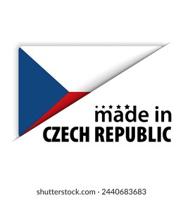 Made in CzechRepublic graphic and label. Element of impact for the use you want to make of it.