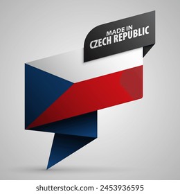 Made in CzechRepublic graphic and label. Element of impact for the use you want to make of it.