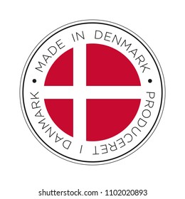 Made in Denmark flag icon.