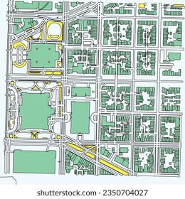 I made a design, a map from the city of Washington