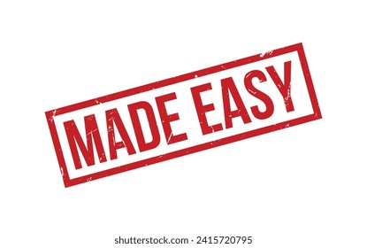 Made Easy Rubber Stamp Seal Vector
