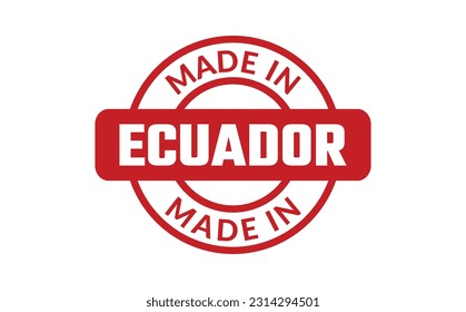 Made In Ecuador Rubber Stamp