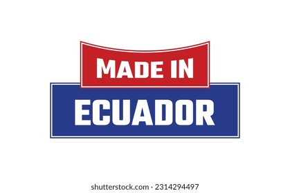 Made In Ecuador Seal Vector