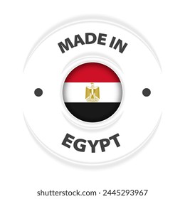 Made in Egypt Grafik und Label. Element der Wirkung für die Nutzung, die Sie daraus machen wollen.