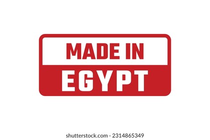 Made In Egypt Rubber Stamp