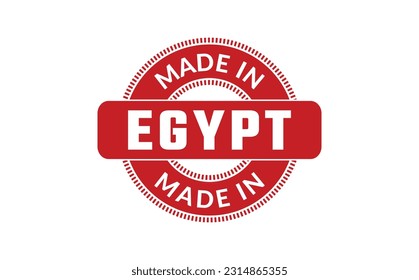 Made In Egypt Rubber Stamp