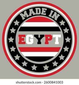 made in Egypt Stamp sign