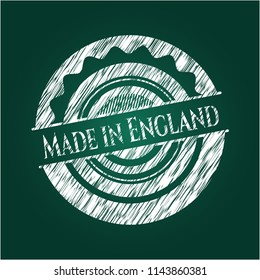 Made in England chalk emblem
