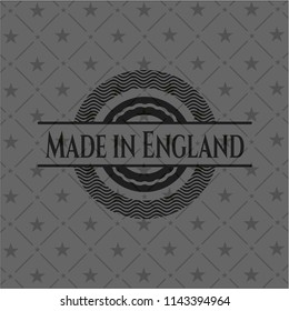 Made in England dark icon or emblem