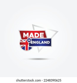 Made In England Elegant Label Product Design