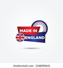 Made In England Elegant Label Product Design