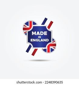 Made In England Elegant Label Product Design